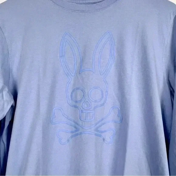 Psycho Bunny Blue Long Sleeve Shirt - Picture 4 of 6
